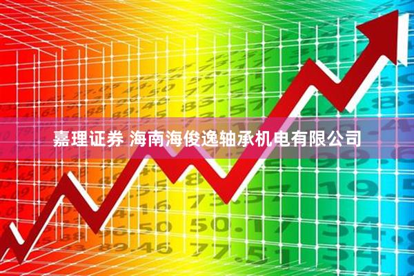 嘉理证券 海南海俊逸轴承机电有限公司